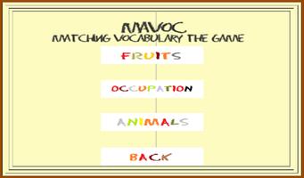 Mavoc: Match Vocabulary The Game captura de pantalla 1