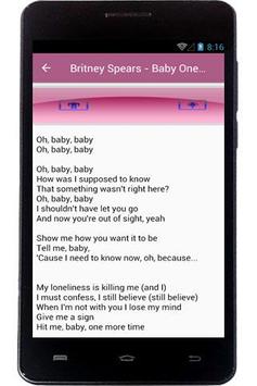Britney Spears Best Top Lyrics screenshot 1