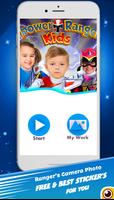 power hero ranger mask : camera photo sticker постер