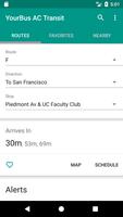 Poster AC Transit Bus Tracker App - Commuting made easy.