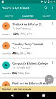 AC Transit Bus Tracker App - Commuting made easy. screenshot 1