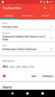 San Francisco Muni Bus Tracker Cartaz