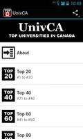 UnivCA: Canada Top Colleges Affiche