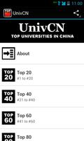 UnivCN: China 200 Universities Plakat