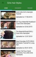 Easy Girls Hairstyles تصوير الشاشة 2