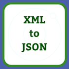 XML to JSON - Convert Bulk XML آئیکن