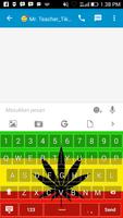 Reggae Rasta Keyboard Themes captura de pantalla 1