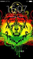 Rasta Reggae Music Lock Screen Plakat