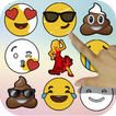 Mein Emoji Malbuch Spiel - Mal