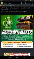 Rapid APK Maker capture d'écran 1