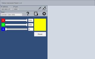 GUI Maker for ESP8266 & ESP32 - Python Inst. Panel screenshot 3