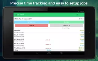 5 Schermata Work Hours Tracking & Billing