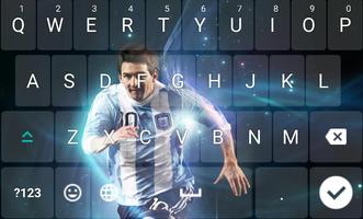 Messi keyboard Themes capture d'écran 1