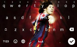 Messi keyboard Themes capture d'écran 2