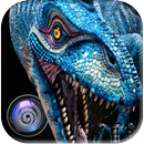 Hybrid Raptor Blue: Jurassic Photo Editor APK