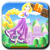Princess Rapunzel Castle World icône