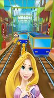 Princess Rapunzel Subway City Run syot layar 1