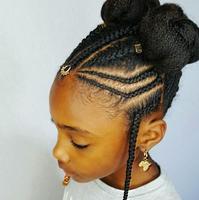 Pomysły na fryzurę African Braid plakat