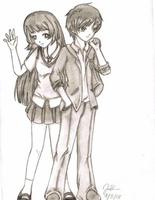 Drawing Anime Couple Ideas syot layar 3