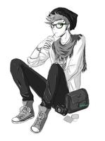 Drawing Anime Boy পোস্টার