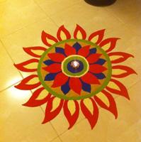 Prosty design Rangoli screenshot 2