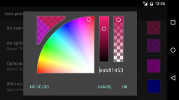 برنامه‌نما HSV-Alpha Color Picker عکس از صفحه