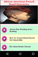 African American French Braid Hairstyles Videos capture d'écran 2