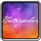 Watercolor Backgrounds HD icône