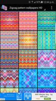 Zigzag pattern wallpapers HD plakat
