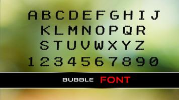 Bubble Fonts Pack penulis hantaran