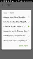 Bubble Fonts Pack imagem de tela 1