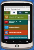 برنامه‌نما Radios De Argentina عکس از صفحه