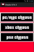 Cheats for GTA 3 Affiche