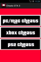 Cheats for GTA 3 poster