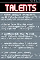 Talents for FIFA 15 截图 1