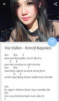 Kunci Gitar Dangdut Via Vallen ภาพหน้าจอ 1