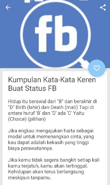 Kata Kata Lucu Dan Keren Buat Status Fb - Foto Kolekcija