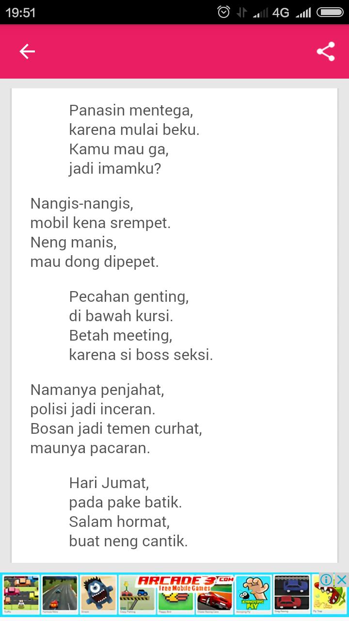 Pantun Lucu Buat Pacar For Android APK Download