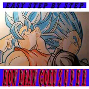 Wie zeichne Goku Blues Charakter
