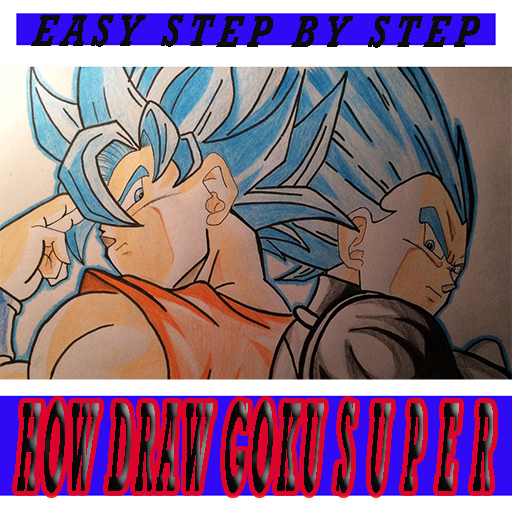 как рисовать goku blues character