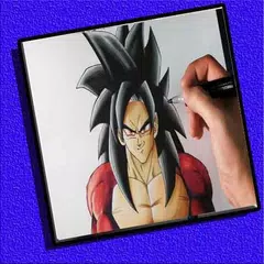 how to draw goku Blues Character APK download