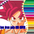 how draw goku super god