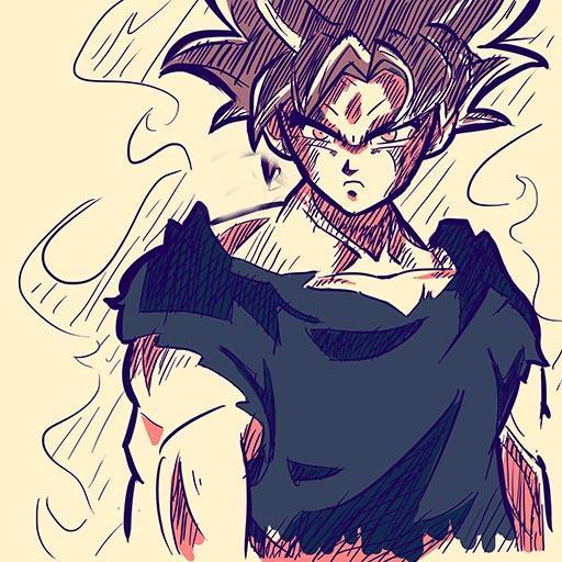 Como Desenhar Goku Instinto Superior Incompleto / Instinto Superior  Completo - How To Draw Goku 