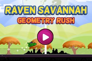 Raven Savannah Geometry Rush poster