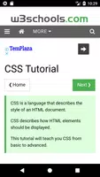 w3schools online tutorials скриншот 3