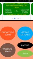 Cricket live line fast score Affiche
