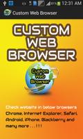 Custom Web Browser -User Agent Affiche