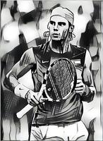 Rafael Nadal Plakat