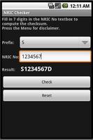 پوستر NRIC Checker