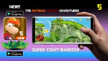 the rayman Super adventures jungle dash پوسٹر